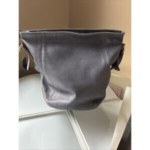 Vintage Coach Monterey Hobo Leather Bag Blue